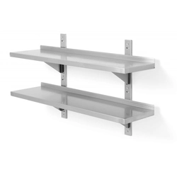 Adjustable double shelf 80 x 30 cm