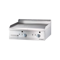 Adjustable, grooved gas grill plate 800 - G30