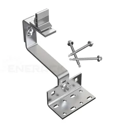 Adjustable roof hook for tiles (with screws)