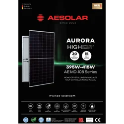 AE saulės energija AE415MD-108