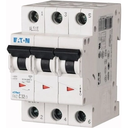 Eaton Circuit breaker 3P K 25A 15kA AC FAZ-K25/3 (278913)