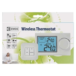 EMOS thermostat P5614 wireless manual wheel control +GIFT Discount after registration