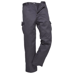 Kalhoty COMBAT pánské do pasu s kapsami zkrácené nohavice tmavě modré velikost 42"-XXL