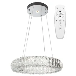 LED Crystal Ceiling Lamp APP1040-CP + remote control