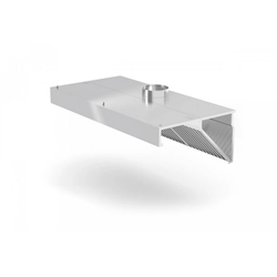 Angled wall hood POL-730 POLGAST POL-730 3800x1200