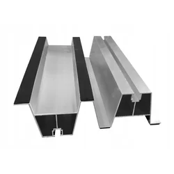 Trapezoidal bridge rail profile 70x300