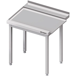 Aflæsningsbord (L), uden hylde, til STALGAST opvaskemaskine 1000x750x880 mm, svejset