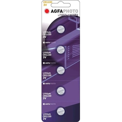 Agfa-batterij CR1220 5 st.
