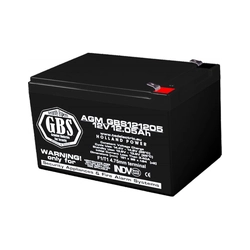 AGM VRLA batteri 12V 12,05A størrelse 151mm x 98mm xh 95mm F1 GBS (4)