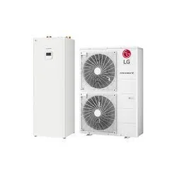 AIR-WATER HEAT PUMP LG THERMA V, SPLIT IWT, 14 KW Ø3 WITH INTEGRATED 200 L WATER HEATER