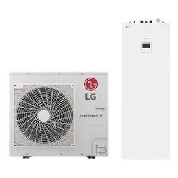 AIR-WATER HEAT PUMP LG THERMA V, SPLIT IWT, 7 KW Ø1 WITH INTEGRATED 200 L WATER HEATER