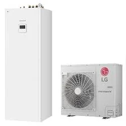AIR-WATER HEAT PUMP LG THERMA V, SPLIT IWT, 9 KW Ø1 WITH INTEGRATED 200 L WATER HEATER