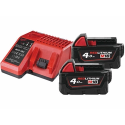 Акумулятор і зарядний пристрій Milwaukee M18NRG-402 18 V | 4 Ах