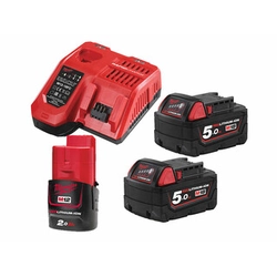 Акумулятор і зарядний пристрій Milwaukee M18NRG-502 18 V | 5 Ах