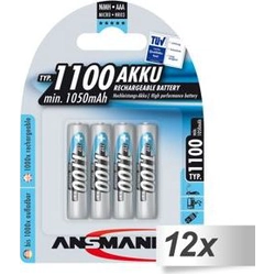 Акумулаторна батерия Ansmann AAA / R03 1050mAh 12 бр.