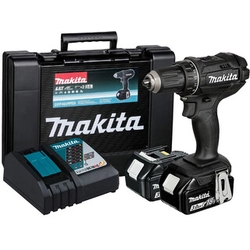 Акумуляторна дриль-шуруповерт Makita DDF482RFEB з патроном 18 V | 32 Nm/62 Nm | Вугільна щітка | 2 x 3 Ач акумулятор + зарядний пристрій | У валізі