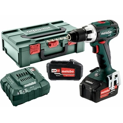 Акумуляторна дриль-шуруповерт Metabo BS 18 LT з патроном 18 V | 34 Nm/60 Nm | Вугільна щітка | 2 x 5,2 Ач акумулятор + зарядний пристрій | в metaBOX