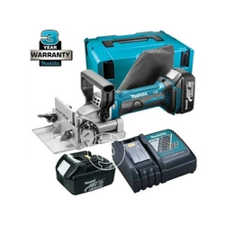 Акумуляторна стругальна фреза Makita DPJ180RFJ 18 V | Marási m. 20 мм | Вугільна щітка | 2 x 3 Ач акумулятор + зарядний пристрій | в MakPac