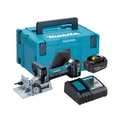 Акумуляторна стругальна фреза Makita DPJ180RTJ 18 V | Marási m. 20 мм | Вугільна щітка | 2 x 5 Ач акумулятор + зарядний пристрій | в MakPac