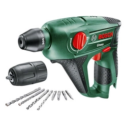 Акумулаторна ударна бормашина Bosch Uneo 12 V | 0,5 J | В бетон 10 mm | 1,3 kg | Карбонова четка | Без батерия и зарядно | В картонена кутия