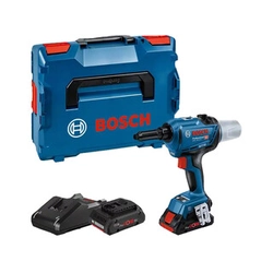 Akumulátorový nýtovač Bosch GRG 18V-16 C 18 V | 3 - 6,4 mm | 16000 N | Carbon Brushless | 2 x 4 Ah baterie + nabíječka | v L-Boxx