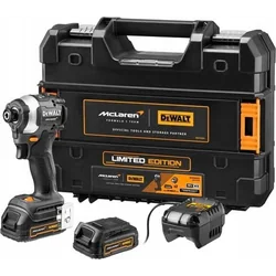 Akumulátorový rázový uťahovák Dewalt DeWALT DCF85ME2GT, 18V, 1/4", v prevedení McLaren (sivá/čierna, 2x POWERSTACK Li-Ion batéria 1.7 Ah, v krabici T STAK)