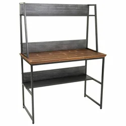 Alexandra House Living Desk Brown Wood Metal 47 x 141 x 103 cm