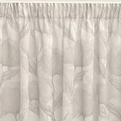 Alexandra House Living Sofia Curtain Gray 300 x 270 x 1 cm Transparent