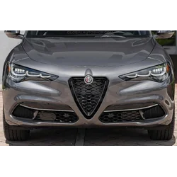 Alfa Romeo - Chrome Strips on the Grill Chrome Dummy Bumper Tuning