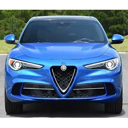 Alfa Romeo Stelvio - Chrómové lišty grilu, Tuning predného nárazníka