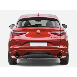 Alfa Romeo STELVIO - TIRA CROMADA en el Flap Tuning