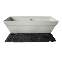 ALFIstyle Balcony box, self-watering, width 51,5cm, creamy