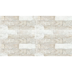ALFIstyle Stone cladding, Travertine classic width 7,5 cm, light beige