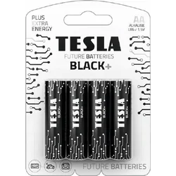 Αλκαλική μπαταρία Tesla TESLA R6 (AA) BLACK+ [4x120] 4 τεμ.