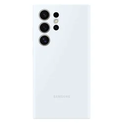 Alkuperäinen silikonikotelo Samsung Galaxy S24 Ultra silikonikotelolle, valkoinen