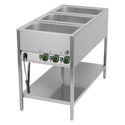 Álló bain marie 3-komorowy