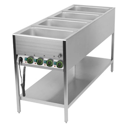 Álló bain marie 4-komorowy