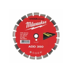 Алмазний відрізний диск Milwaukee ADD 350 x 25,4 мм