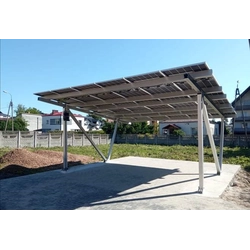 Алуминиева конструкция на CARPORT, фотоволтаици, 6x4 водоустойчивост