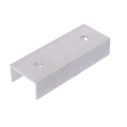 Aluminum connector for mounting rails