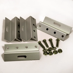 Aluminum mounting brackets for a camper, yacht, set 4 pcs