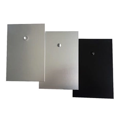 Aluminum plate 305*205mm for double thread/handle black