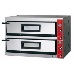 Ammattimainen Ggf E-Line Pizzauuni 2-Poziomowy Suuri 12x30 Cm Stalgast 781522