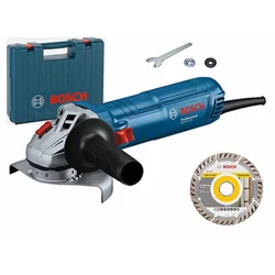 Amoladora angular eléctrica Bosch GWS 12-125 125 mm | 11000 RPM | 1200 W | en una maleta