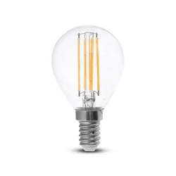 Ampoules LED - Golf E14 - IP20 - Transparentes - 4 Watts - 400 Lumens - 4000K - 2 Années