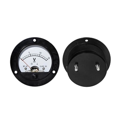 Analog meter round voltmeter 15V