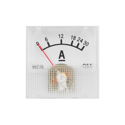 Analoge meter vierkante ampèremeter