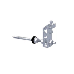 Anchor screw for fixing photovoltaic panels, pitched roof, sheet, M10x200, Q.MOUNT Hanger bolt 2.1