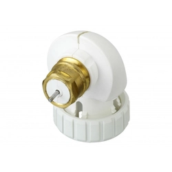 Angle adapter for radiators with integrated Danfoss valves