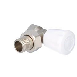 Angle radiator valve HAO254 1/2 inch for heating systems